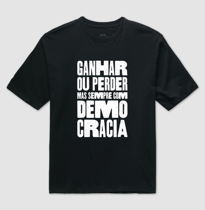 Democracia - Camiseta Oversized