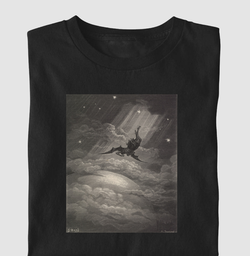 Camiseta O Orgulho Precede a Queda