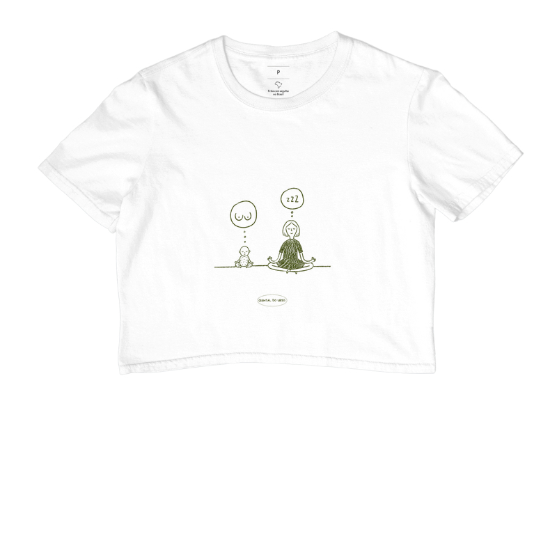 Camiseta pensamento de mãe, pensamento de bebê
