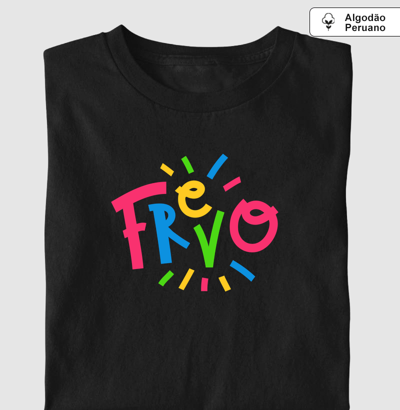 Camiseta Algodão Peruano - Frevo