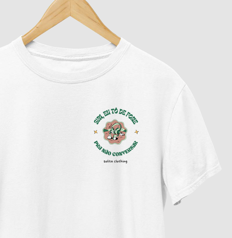 De fone para não conversar