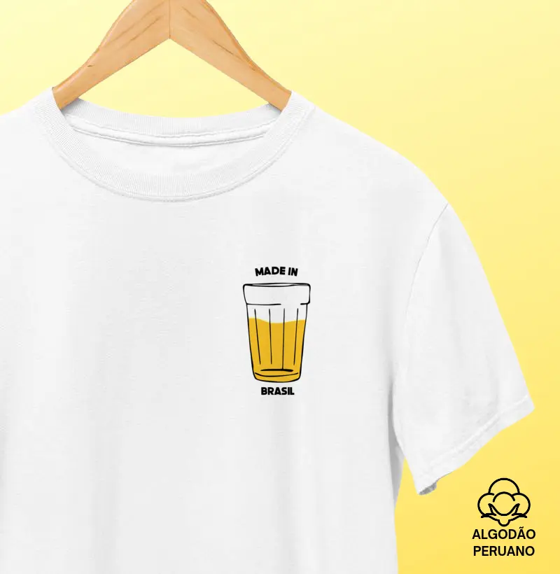Made in Brasil - Camiseta Algodão Peruano