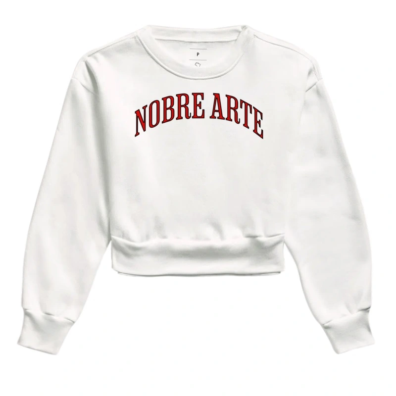 Moletom Cropped Nobre Arte