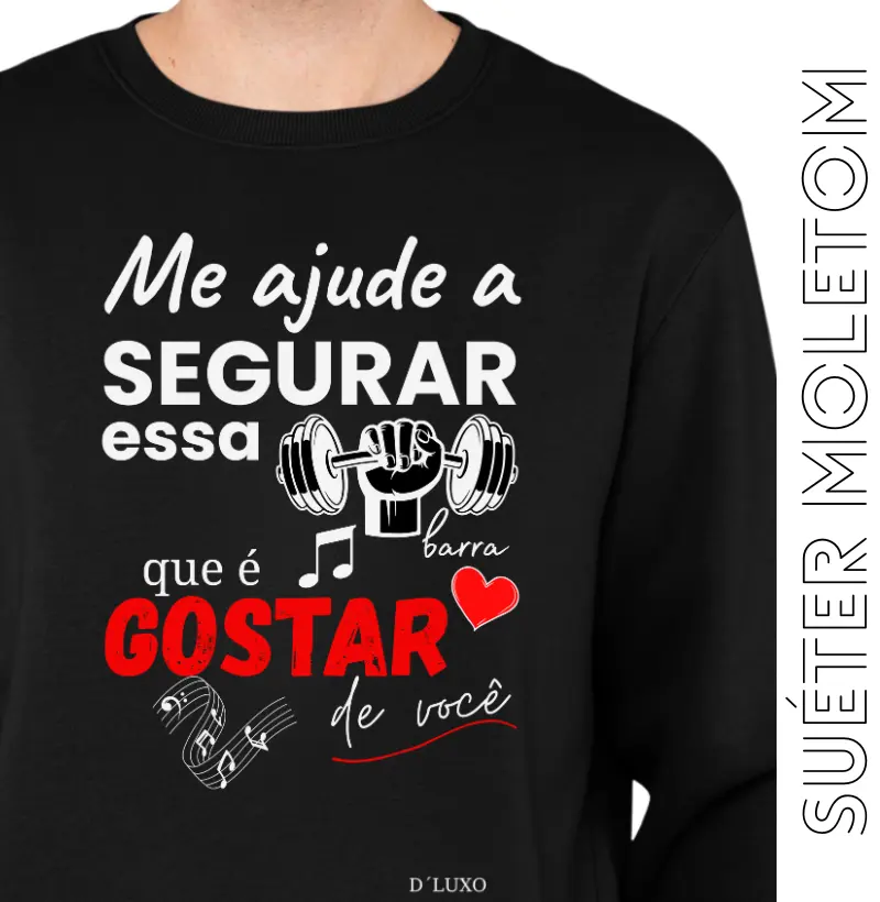 Me ajude a segurar essa barra