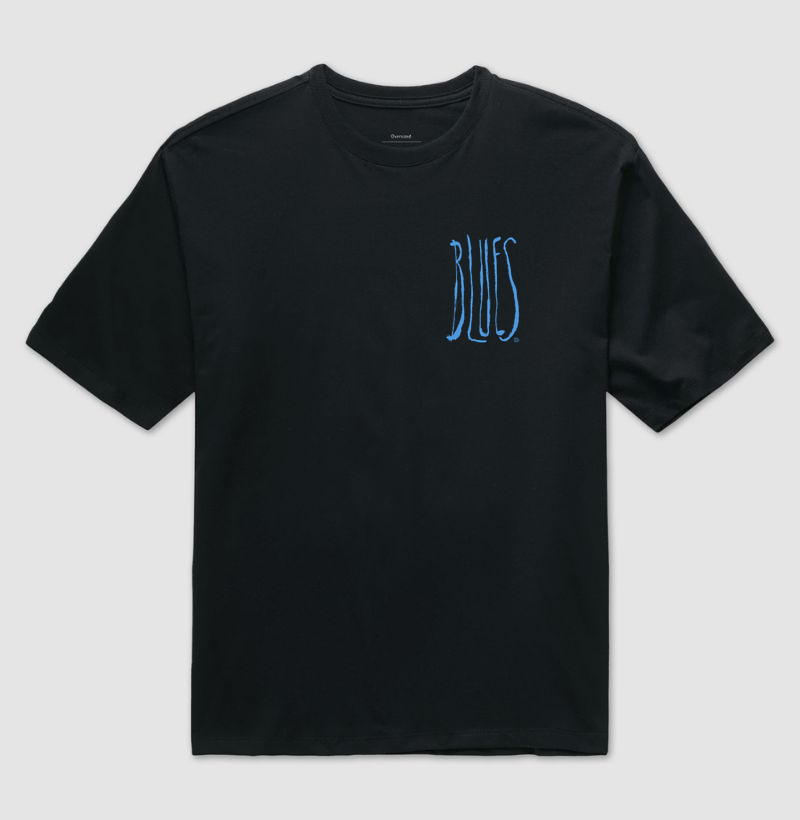 Blues Lettering Art - Bolso