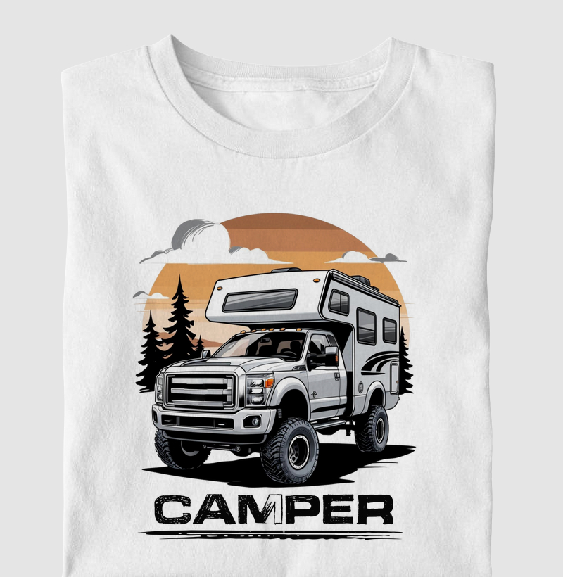 Camper Pickup Por do Sol