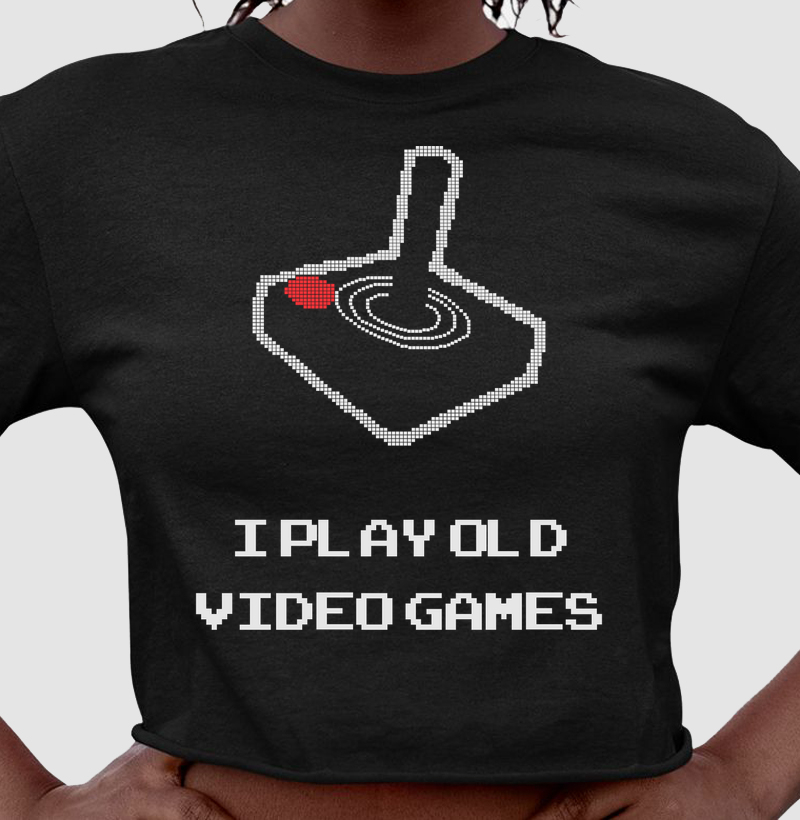 Old Gamer Joystick – Think Tee