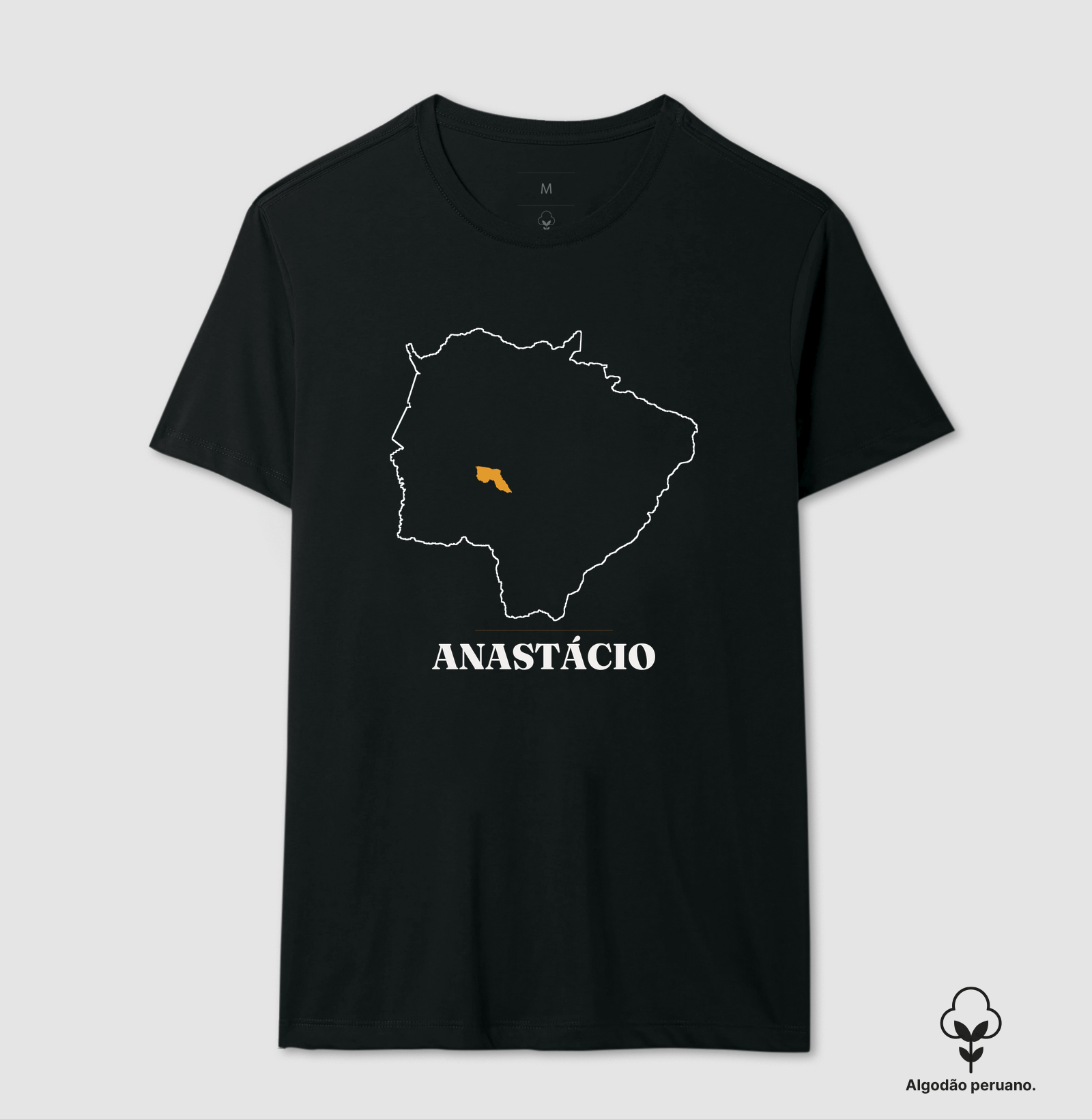 Anastácio | Traço MS - Camiseta Algodão Peruano