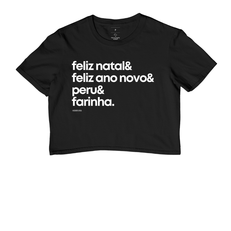 feliz natal & feliz ano novo & peru & farinha. - Cropped