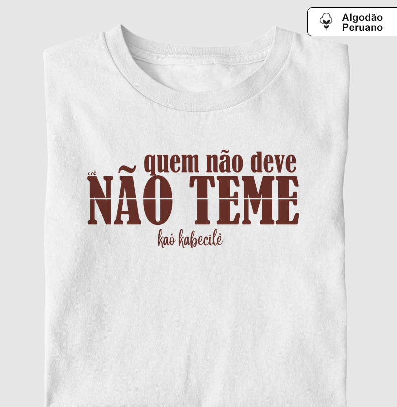 Xangô: Quem não deve, não teme.