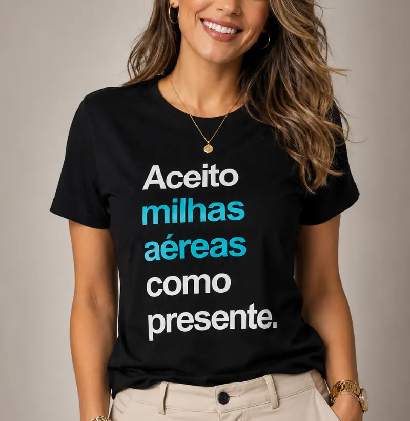 Aceito milhas aéreas como presente