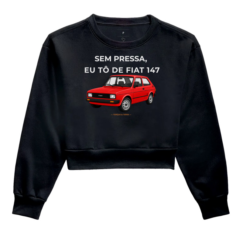 Sem pressa, eu tô de Fiat 147 - vermelho