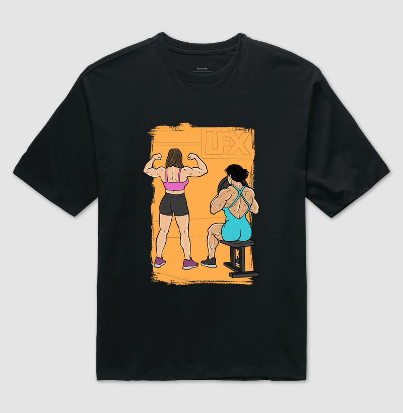 Mulher com costas malhadas V01