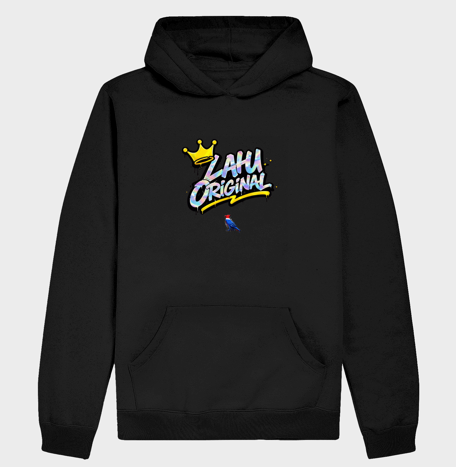 ⚡ LÄHU Original é mais que roupa — é identidade, é rua, é realeza urbana. Vista e mostre quem manda no asfalto. - Hoodie Moletom