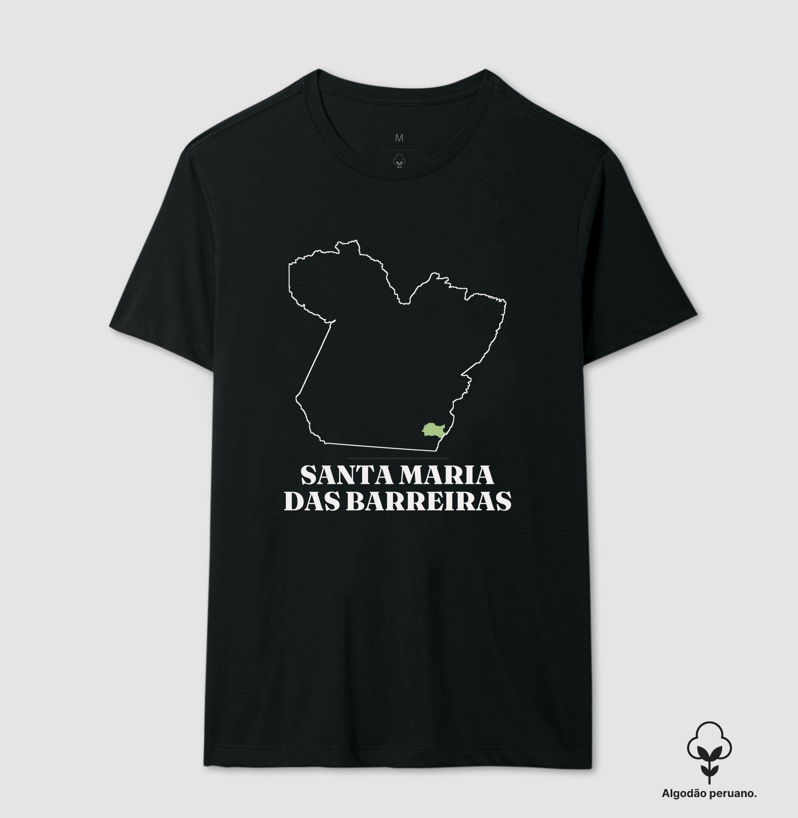Santa Maria das Barreiras | Traço PA - Camiseta Algodão Peruano