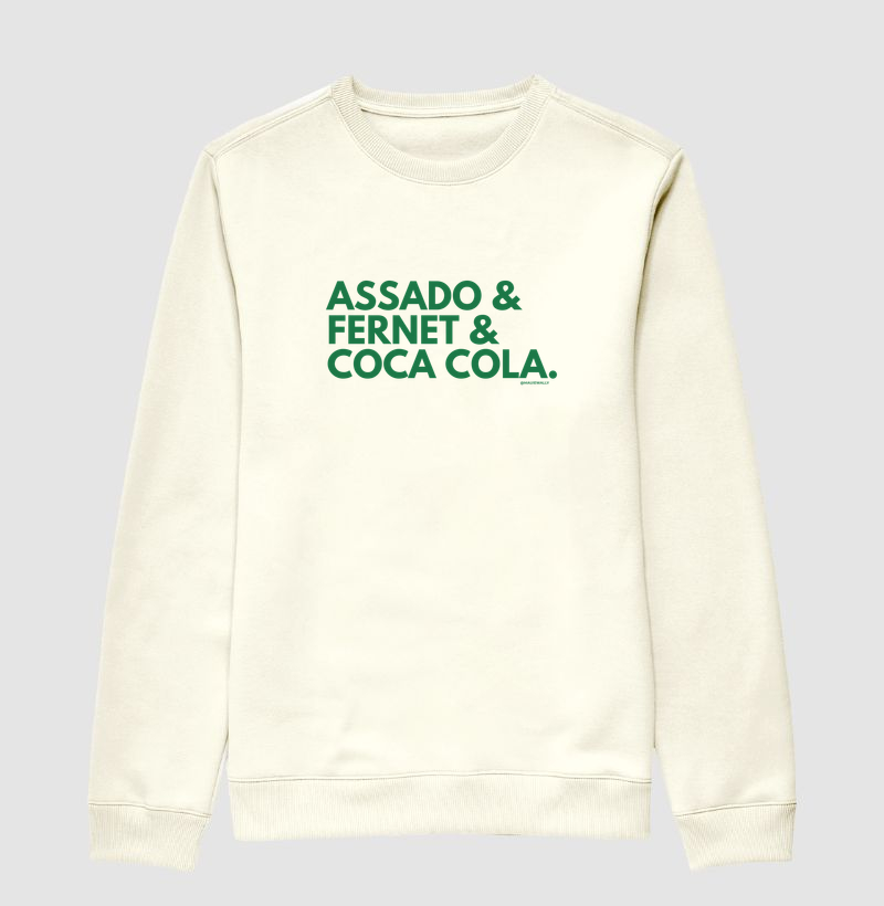 Assado Fernet e Coca verde