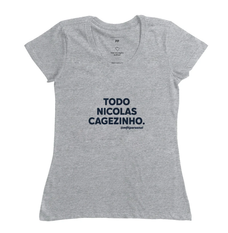Camiseta Todo Nicolas Cagezinho 