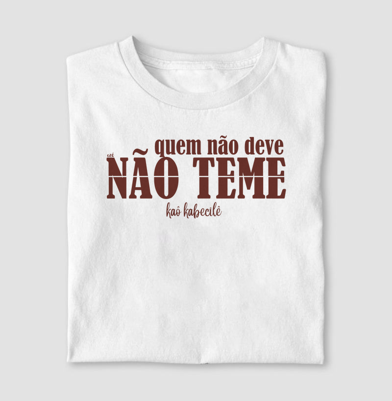 Xangô: Quem não deve, não teme.