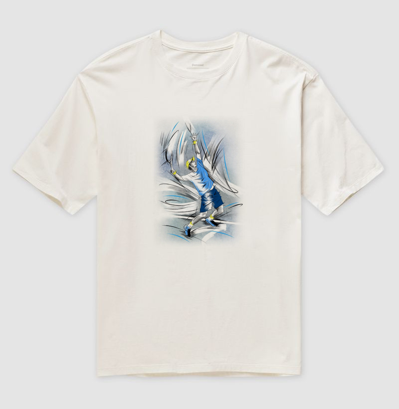 Tennis Saque Art