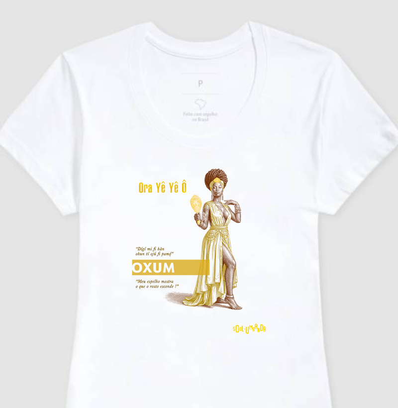 camiseta OXUM iorubá feminina