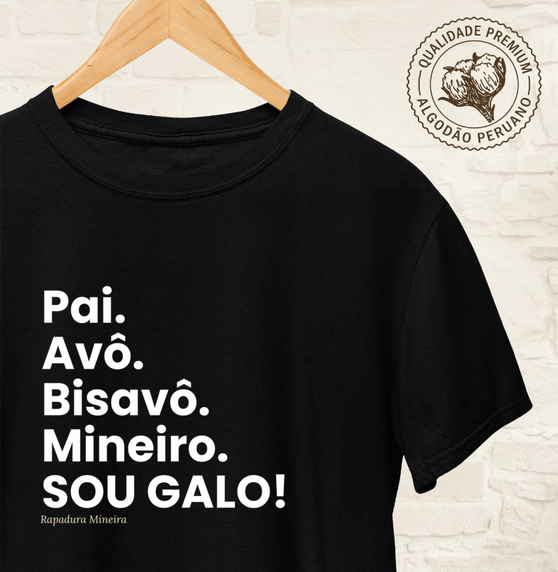 Pai. Avô. Bisavô. Mineiro. Sou Galo!