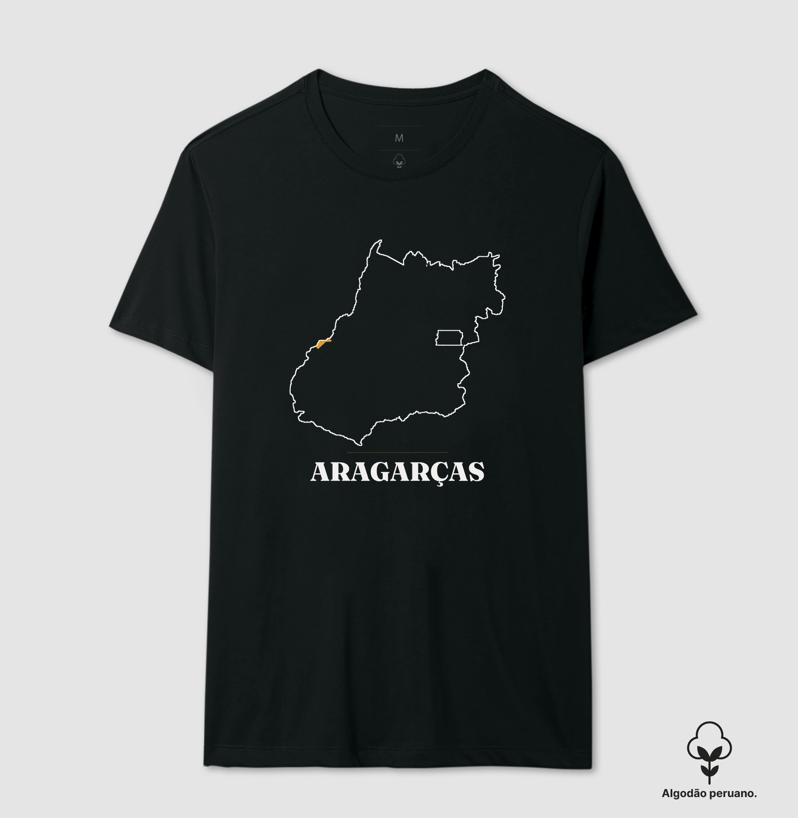 Aragarças | Traço GO - Camiseta Algodão Peruano