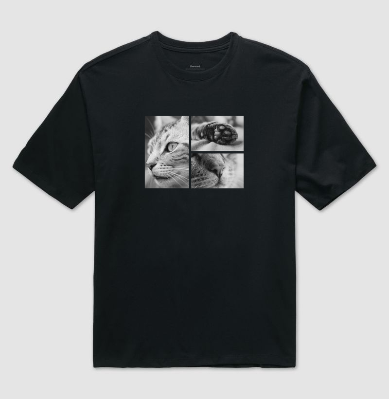 Essência Felina - Camiseta Oversized
