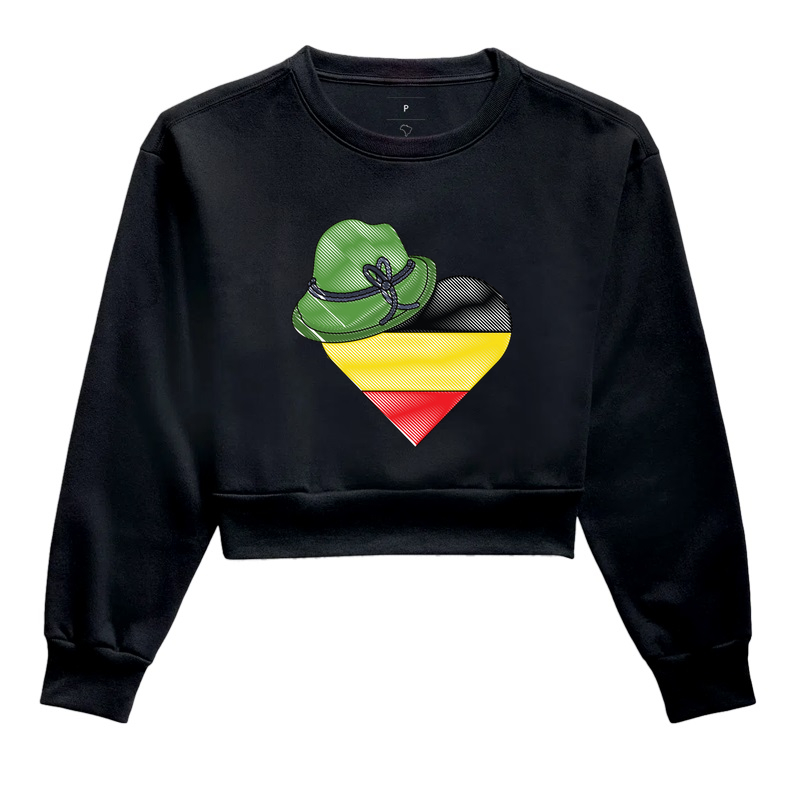 Coração Alemão com Chapéu