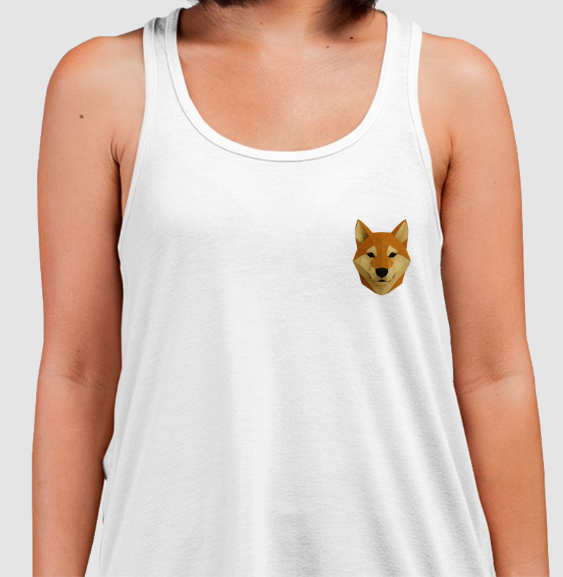 Shiba Inu Geométrico Pocket