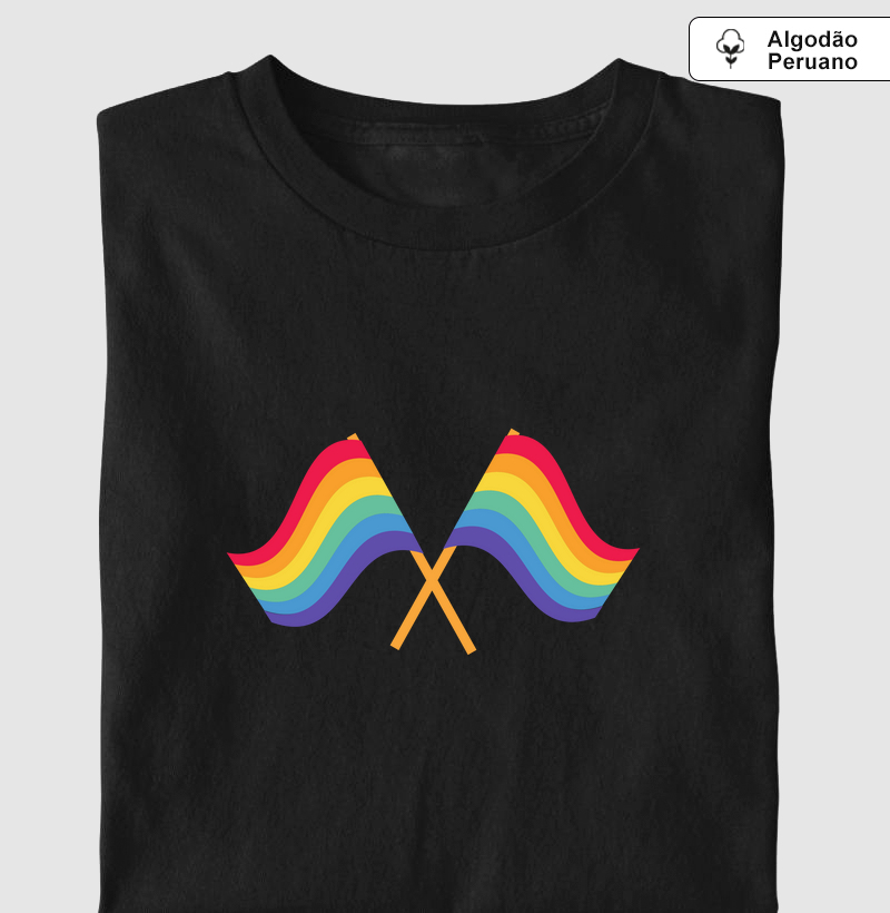 Camiseta Bandeira LGBT