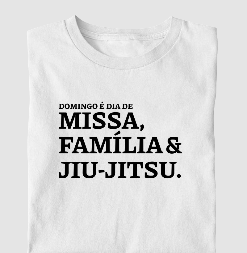 Missa, Família e Jiu-Jitsu Escrita