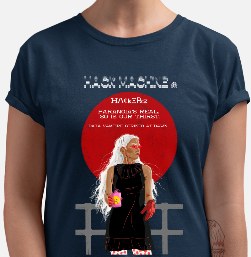 Camiseta Hack Machine – Data Vampire Hack / HackTribes™