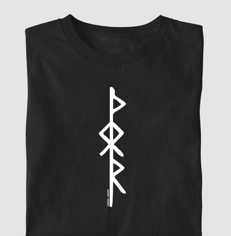 Thor em Runas - Camiseta