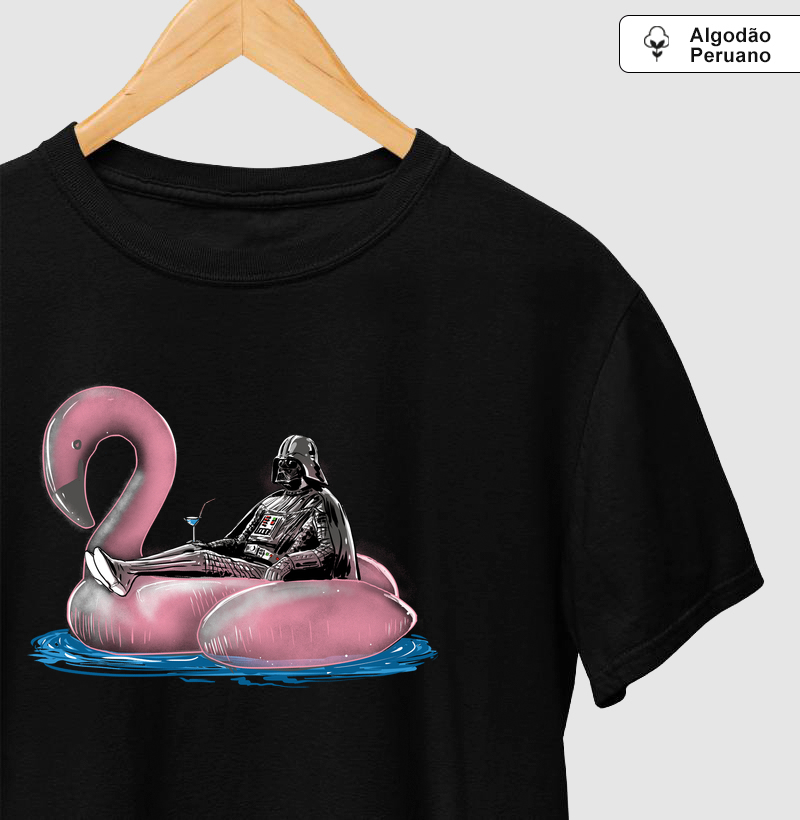 Camiseta Dark Side of The Swimming Pool Algodão Peruano