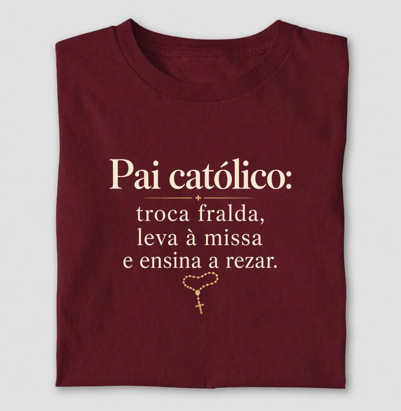 Pai Católico Ensina A Rezar