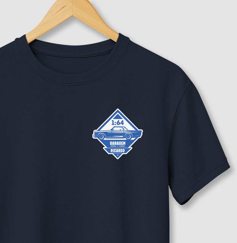 Camiseta estampada para colecionador de miniaturas personalizada com nome