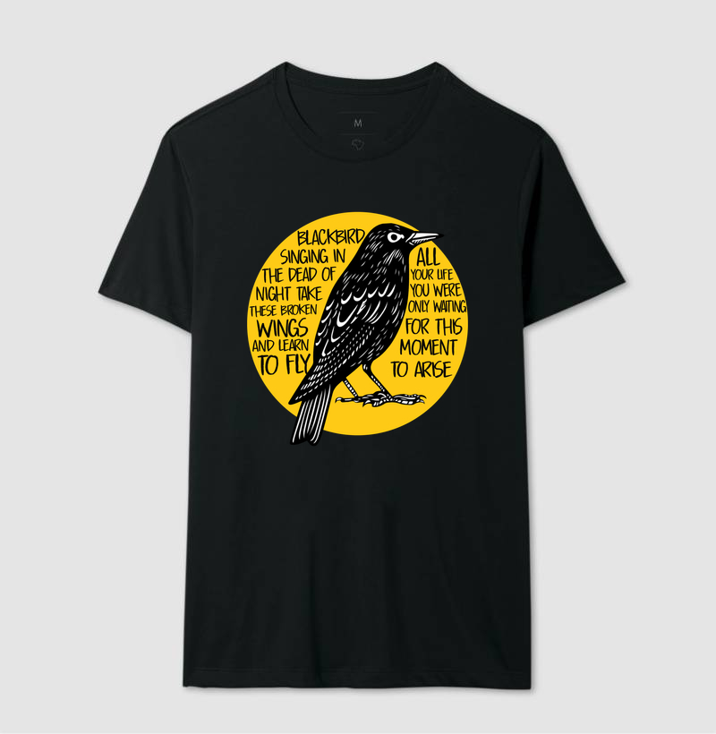 Camiseta Blackbird Lyrics