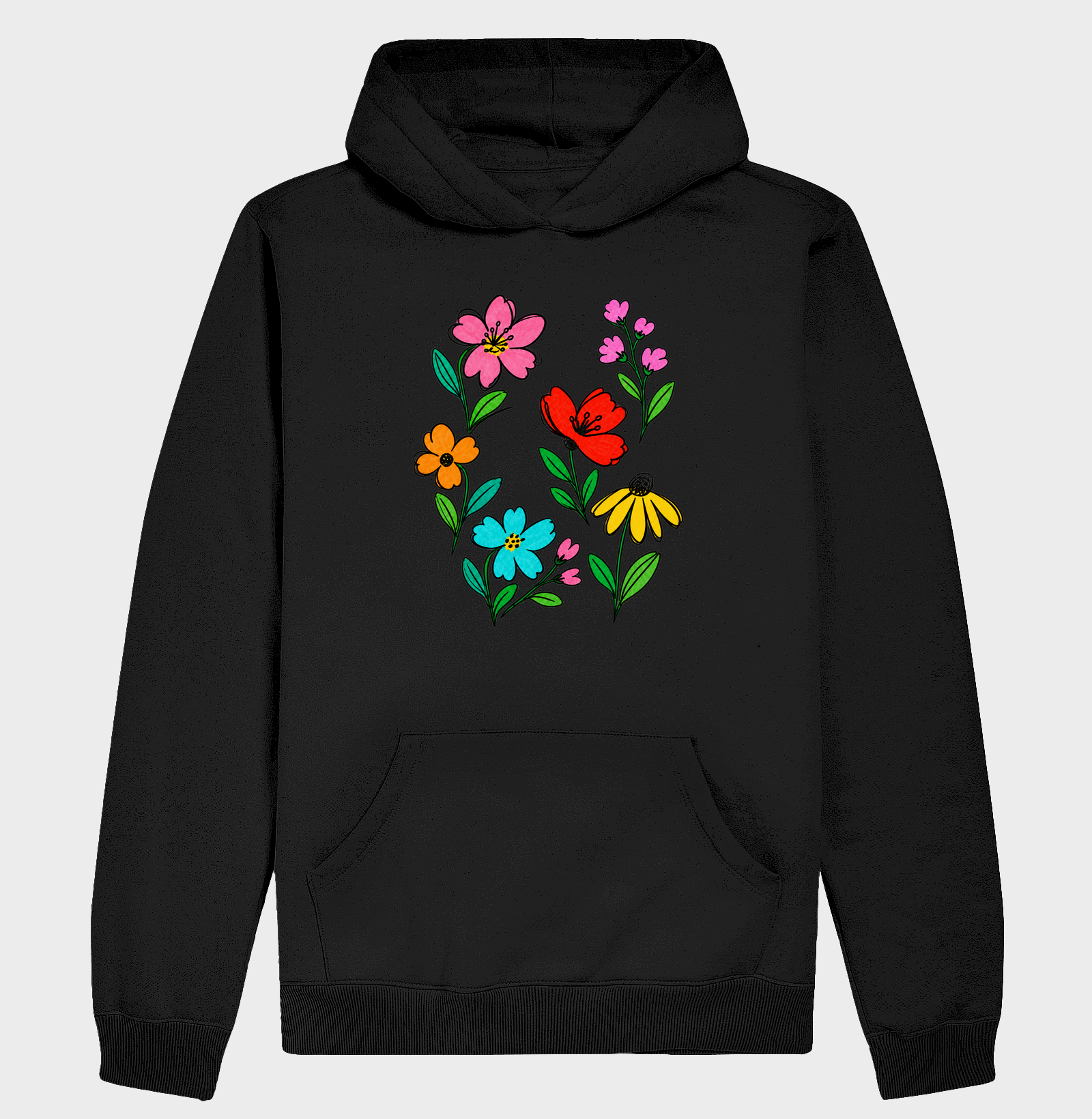 FLOWERS - Hoodie Moletom