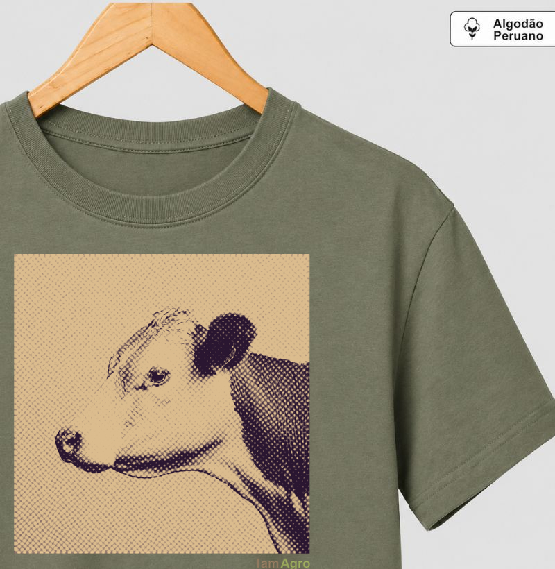 Camiseta Old Cow | I Am Agro | Algodão Peruano