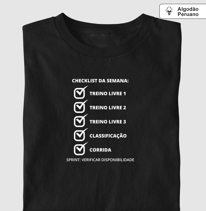 Checklist da semana