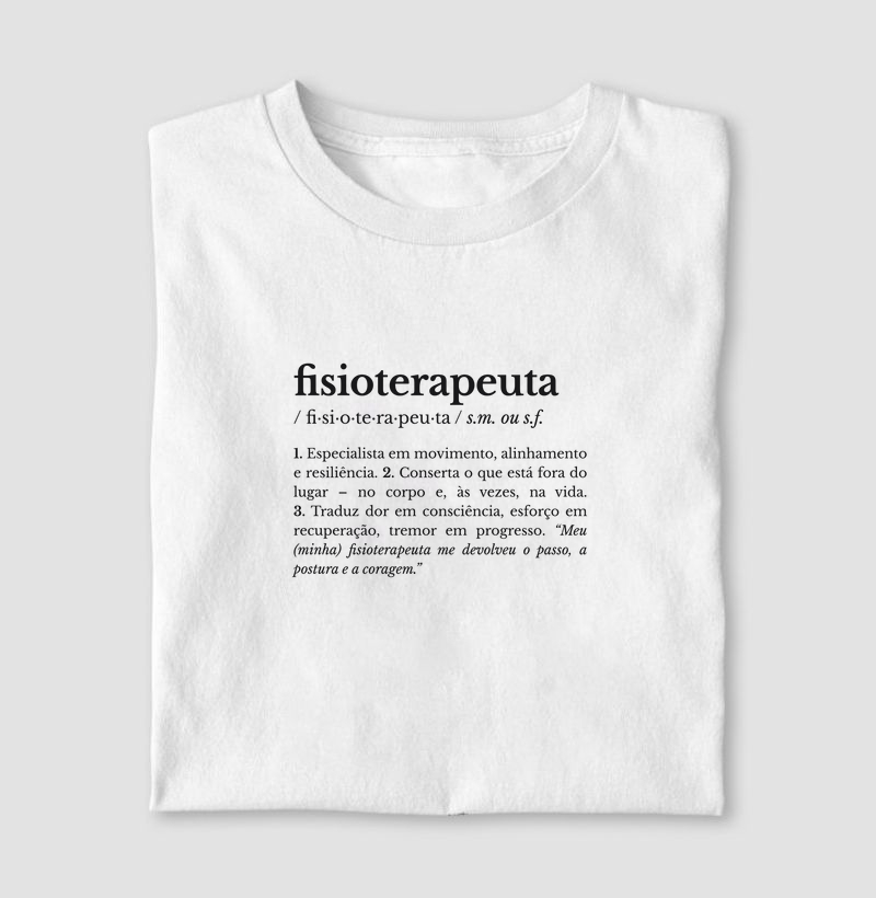 fisioterapeuta – substantivo masculino ou feminino