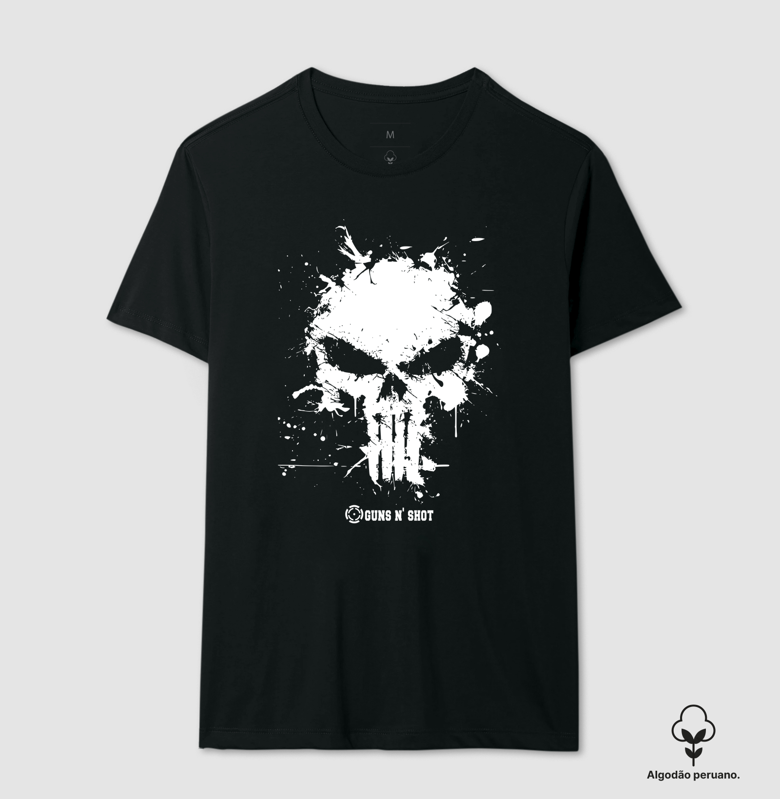 Justice Atirador - Camiseta Algodão Peruano