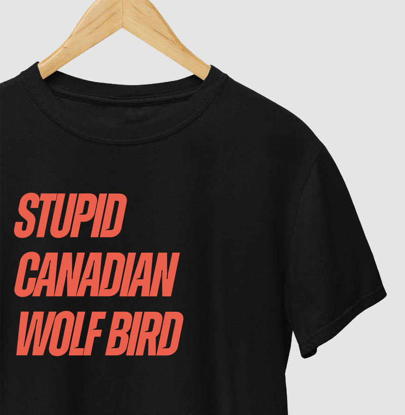 stupid canadian wolf bird