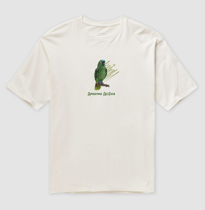 Camiseta Oversized Amozona Aestiva