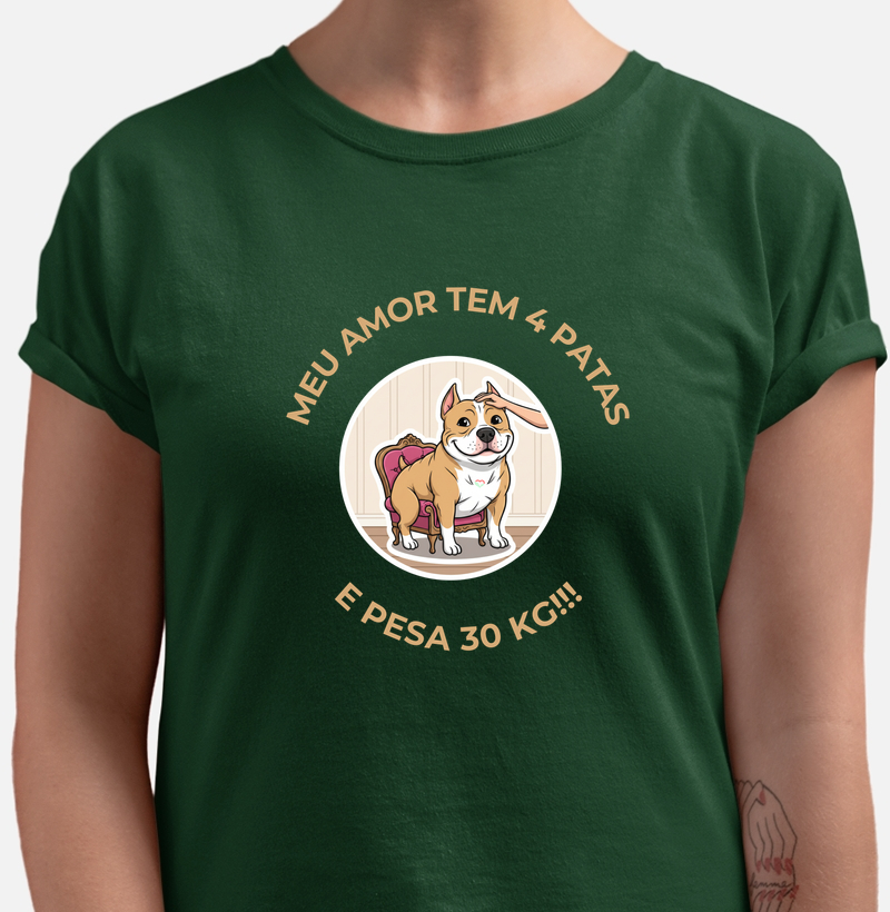 AMOR PIT BULL - Camiseta