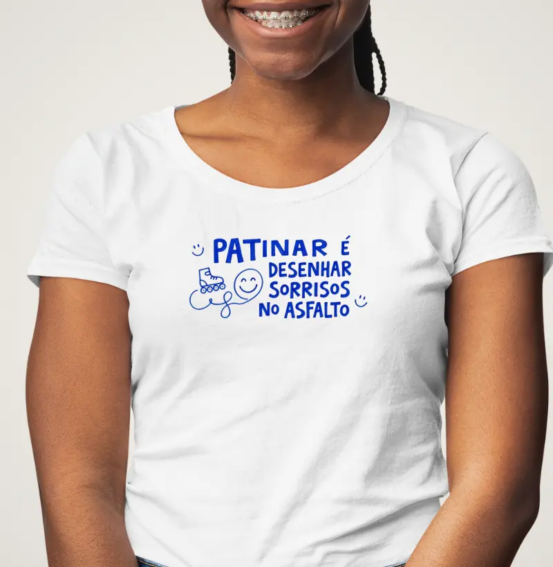 Desenhar sorrisos no asfalto