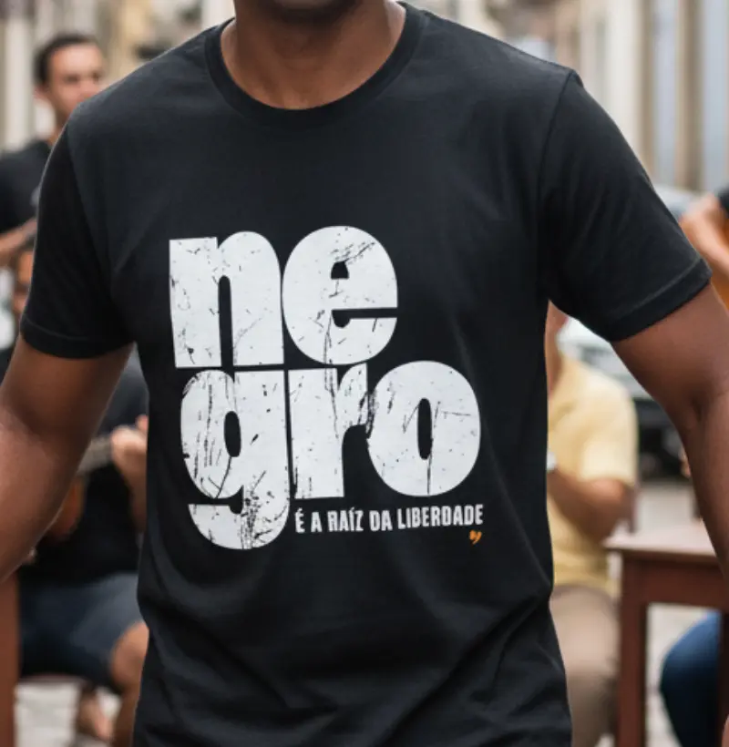 Negro é a raíz da liberdade