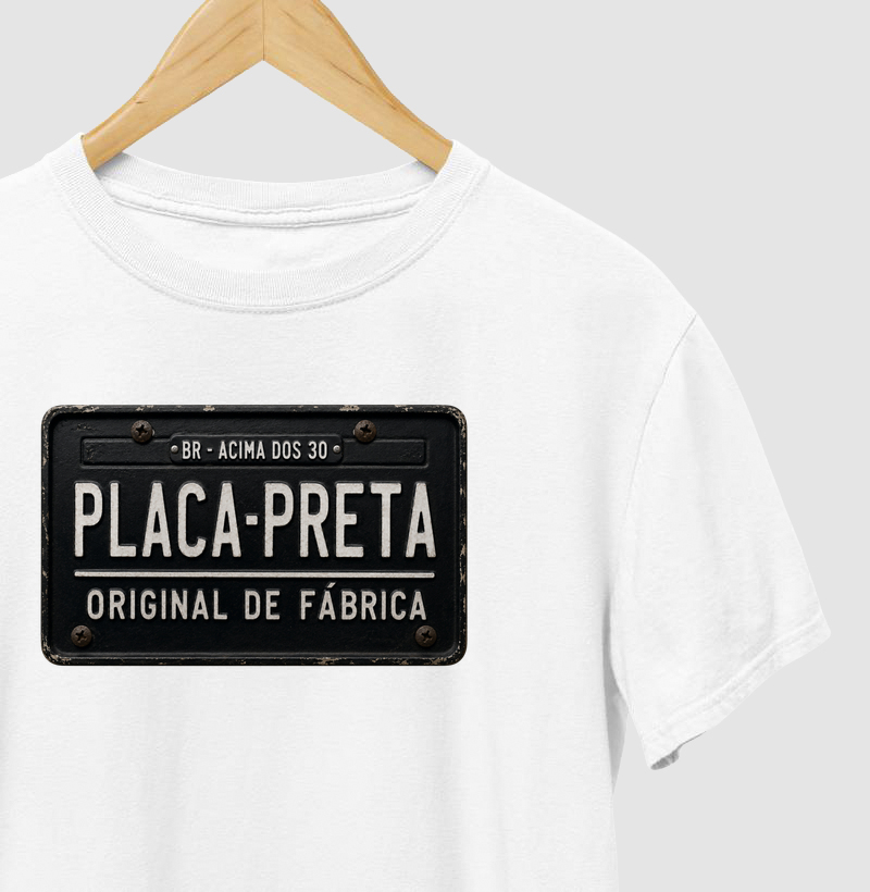 Placa Preta Nova | Acima dos 30