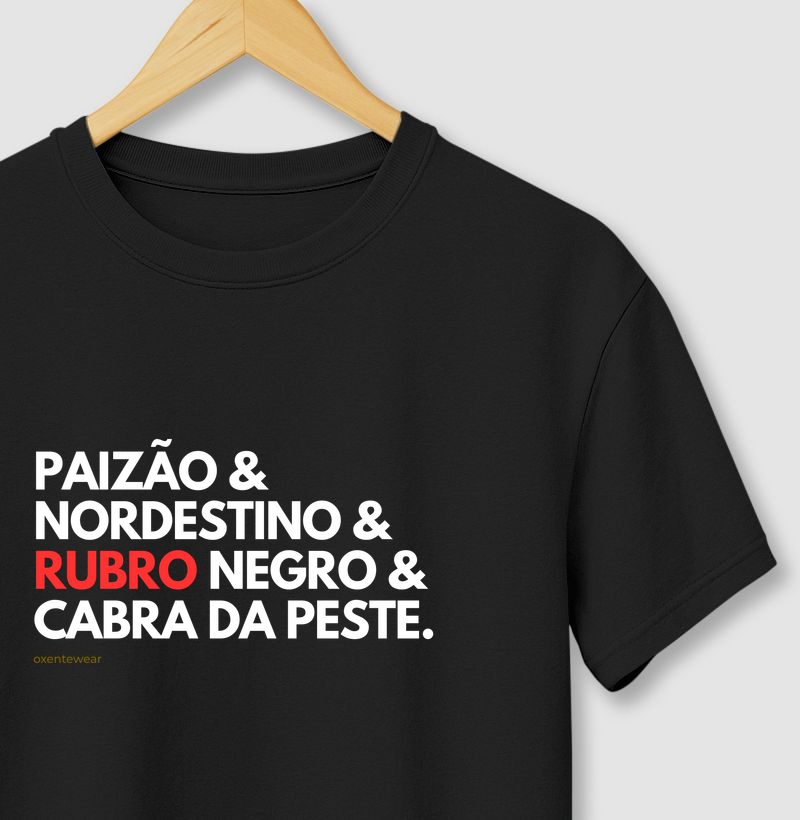 Camiseta Nordestino&Flamenguista | OxenteWear