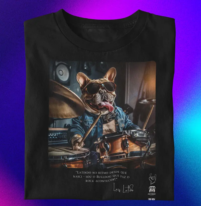 Camiseta Bulldog Frances "Lars Latido"